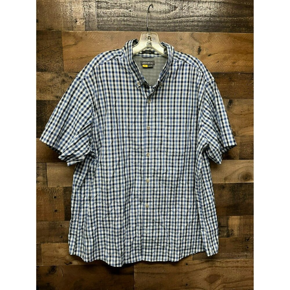 Eddie Bauer Men's Short Sleeve Button Up Size 2XL